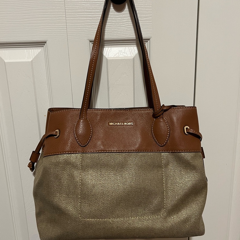 Michael Kors Brown and Tan Women's Tote Bag